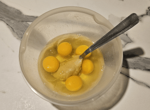 Tarte au Poireau et Raclette - étape 3