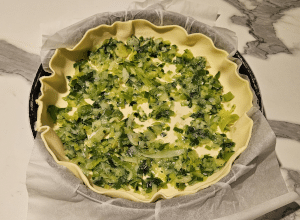 Tarte au Poireau et Raclette - étape 5
