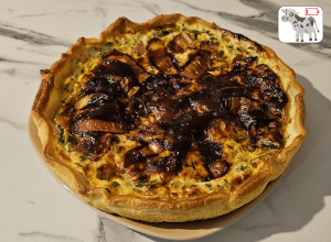 Tarte au Poireau et Raclette